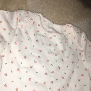 carters bodysuit with short sleeves; new